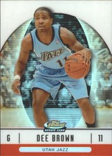 2006-07 Finest Refractors #77 Dee Brown - BSK