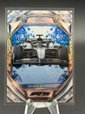 2025 Topps Chrome Formula 1 George Russell Blue Mini-Diamond Refractor /150