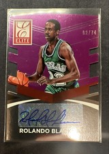 2014-15 Panini Donruss  Elite Status Signatures Rolando Blackman Purple  2/74