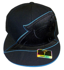 Carolina Panthers Flat Brim Fitted Reebok Hat...