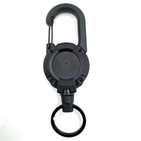 SchlüSselrolle SchlüSselanhäNger Jojo GüRtel Karabiner Mit Stahlseil Ausziehbar