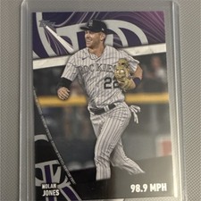 2024 Topps Series 2 Nolan Jones Rockies SS-12 Significant Statistics Card