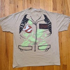 Ghostbusters Venkman Glow in the Dark Slime costume T-Shirt XL Extra Large