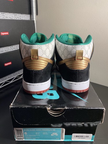 Size 6 - Nike Black Sheep x Dunk SB High Paid In Full - Picture 3 of 6