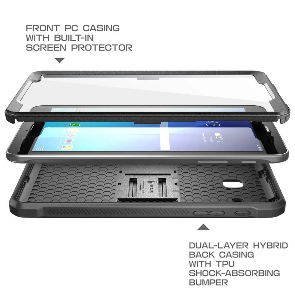 SUPCASE Military-Grade Protection Case Stand Cover for Samsung Galaxy Tab E 8.0" - Image 4 of 4