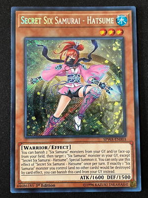 YUGIOH SIX SAMURAI DECK- RIHAN- SHI EN- KAMON- YAICHI- IROU