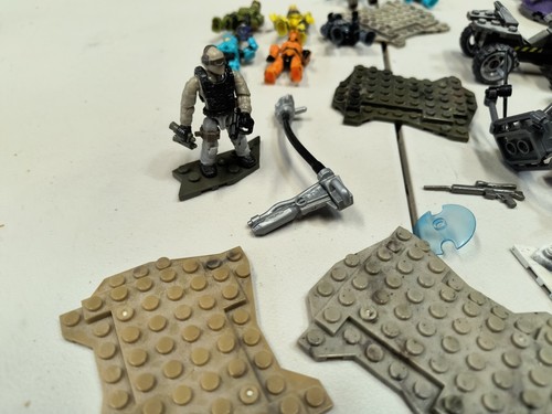 HALO Mega Bloks Construx Figure Plate Vehicle Weapon Accessory Parts LOT Rare - Picture 15 of 23