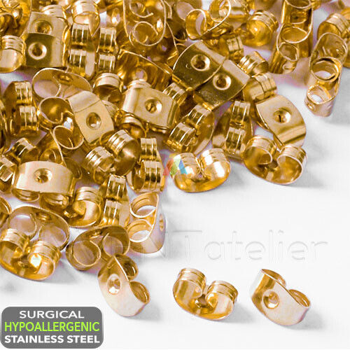 SURGICAL STEEL Hypoallergenic BALL HEAD STUD POSTS 3 4 5mm Earring Findings 514 - Picture 12 of 13