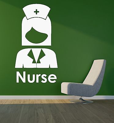 Wall Decal Nurse Hospital Pharmacy Medicine Vinyl Stickers (ig2672) eBay