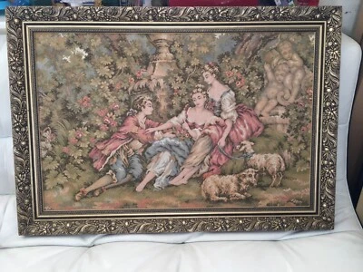 Vintage Framed Needle Work Picture Frames Padstow