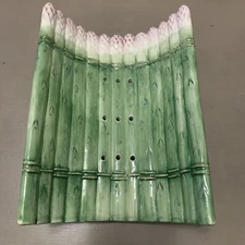 Vintage The Haldon Group 1987 Curved Asparagus Dish Japan