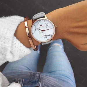 rose gold marble watch