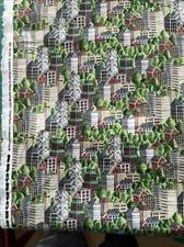 Blank Quilting - Going Places - Buildings, City Gray Fabric BTY