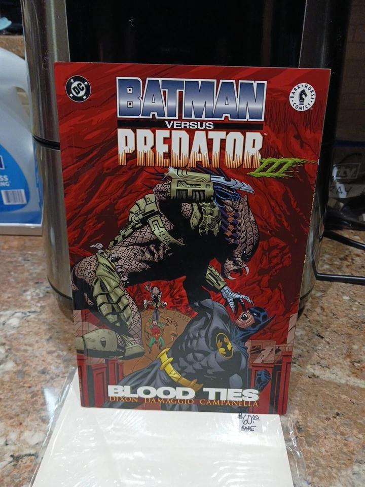 Cómics de Dark Horse de Batman Versus Predator III: Blood Ties TPB (DC, 1998). RARO Foto 3 de 4