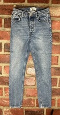 REFORMATION High Rise Skinny Jeans Maya Button Fly Women  s Size 26