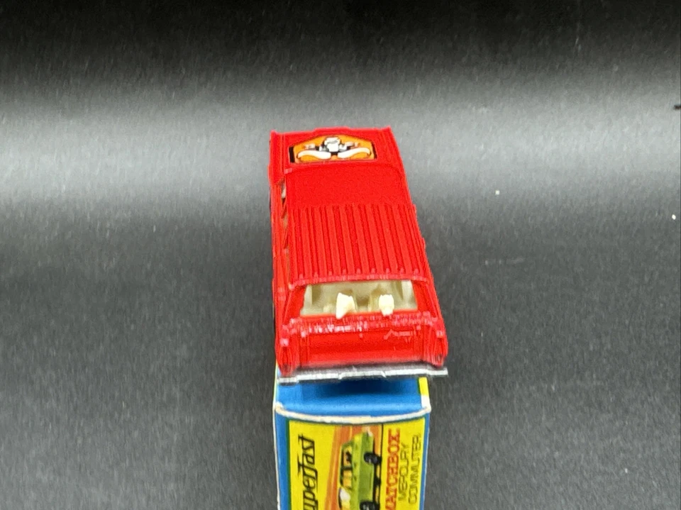 Matchbox Superfast Red 73 Mercury Station Wagon años 70 en caja ruedas gruesas limpias Foto 3 de 4