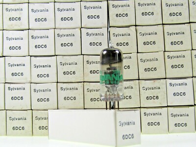 1x 6DC6 Sylvania Röhre tube Valvola Collins Hallicraft Radio Receiver NOS NEW