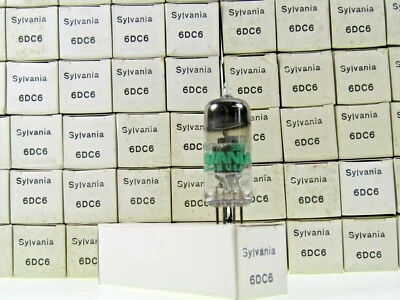 1x 6DC6 Sylvania Röhre tube Valvola Collins Hallicraft Radio Receiver NOS NEW - Bild 1 von 4