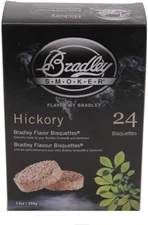 Bradley Smoker Bisquettes for Grilling and BBQ, Hickory Special Blend, 24 Pack
