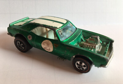 Vintage HOT WHEELS Redline Green Heavy Chevy (1969, Mattel, Hong Kong)