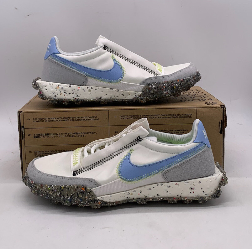 nike waffle racer crater blue