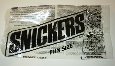 DISNEY MGM STUDIOS SNICKERS CANDY BARS EMPTY BAG BECOME A STAR WITH MICKEY 1990