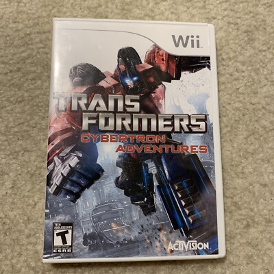 Nintendo Wii Transformers Cybertron Adventures Video Game Complete 2010