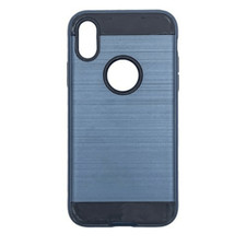 Shockproof Hybrid Hard Protective Slim Case Cover for iPhone X, Xs GRAY BLUE
