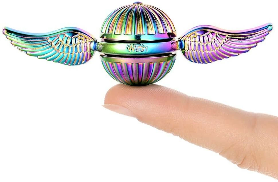 MAYBO SPORTS Wiitin Harry Potter Fidget Hand Spinner Toy Made by Metal, The  Golden Snitch Used in Quidditch, Mixed Color