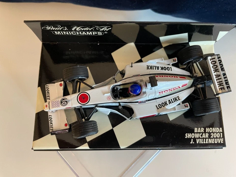 MINICHAMPS 1/43 -  BAR HONDA SHOWCAR 2001 JACQUES VILLENEUVE - Photo 2/3