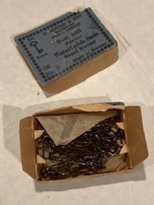 Vintage O Mustad & Son Norway Ringed Bronzed Mustad-Carlisle Fishing Hooks Box