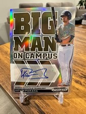 2022 Prizm Draft Picks Big Man on Campus Silver Prospect Auto Kevin Parada 🔥📈