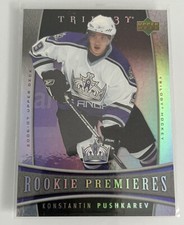 2006-07 Upper Deck Trilogy /999 Konstantin Pushkarev #116 Rookie RC Kings Card. rookie card picture