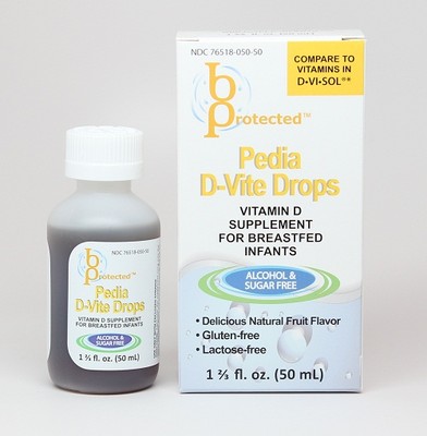 3 Pack Pedia D-Vite Infant Toddler Vitamin 50mL 400iu D3- compares to D Vi Sol