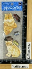 Jolee's CATS By You Stickers CAT KITTEN DISHES 
