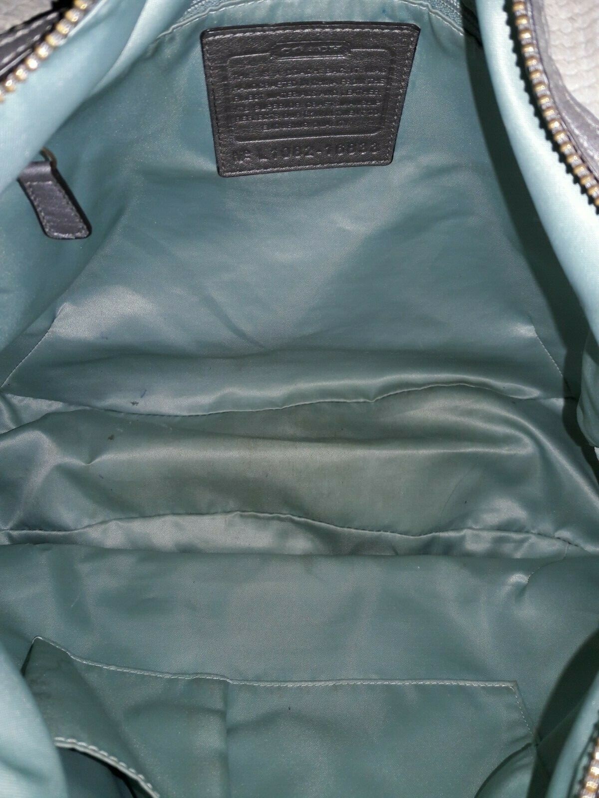 AUTH COACH EMB SNAKE/PYTHON LEATHER LARGE SATCHEL… - image 7