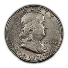 1948 50c Franklin Silver Half Dollar - Luster - Light Violet Toning - H3078