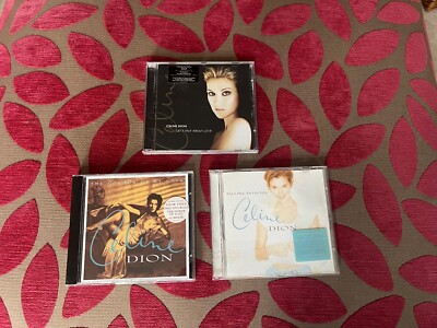 Three Celine Dion CDs, excellent condition