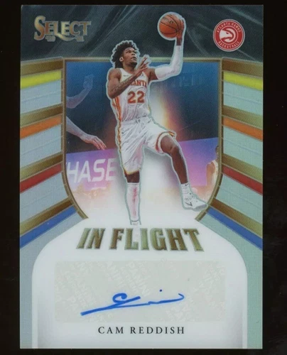 2020-21 Panini Select Cam Reddish IN FLIGHT AUTO SSP /149 SILVER PRIZM 2nd Year