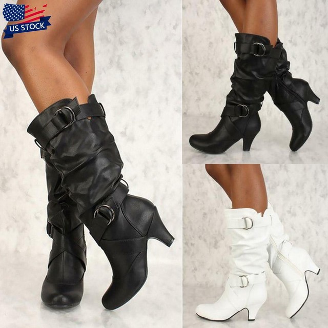 womens black dress boots