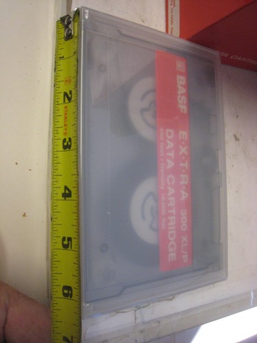 Box of 5 BASF EXTRA DC 300-XL/P Vintage Data Cartridges - 450' 45 MBytes NEW - Picture 2 of 6
