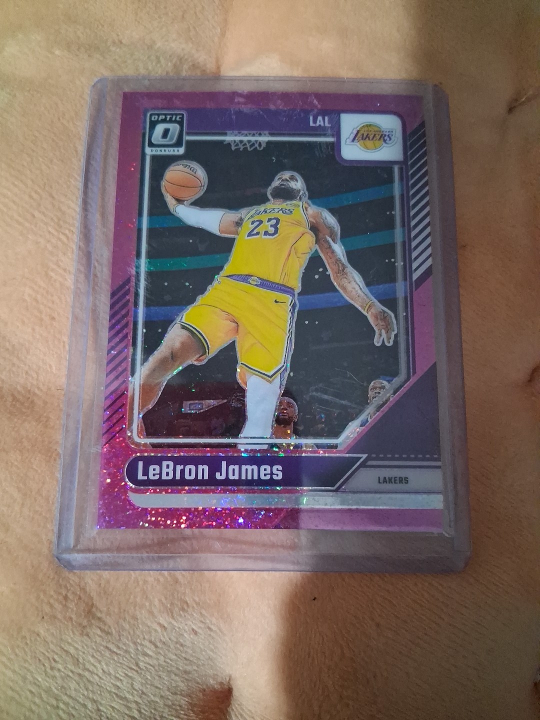 2024-25 Panini Donruss Optic - LeBron James #148 Pink Glitter Prizm 15/275