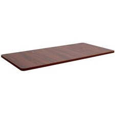 VIVO Dark Walnut 60 x 30 inch Universal Table Top for Sit to Stand Desk Frames