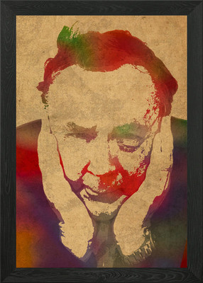 Autor James Patterson Aquarell P gerahmtes Wandbild Poster Leinwanddruck Bild