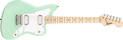 Squier Mini Jazzmaster E-Gitarre mit 2 Jahren Garantie Surf Green Maple - Bild 1 von 4