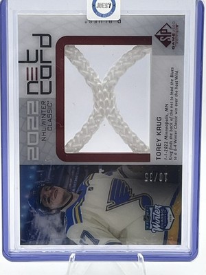 2022 UD SP Game Used Winter Classic Net Cord /35 Torey Krug #WCN-TK Blues