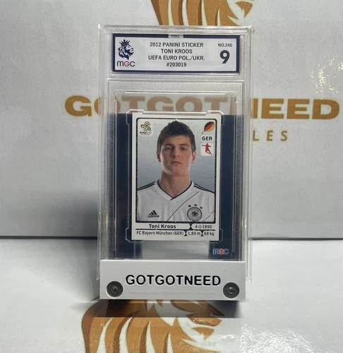 Toni Kroos MGC 9 Panini Euro 2012 Rookie Sticker Germany not PSA Graded