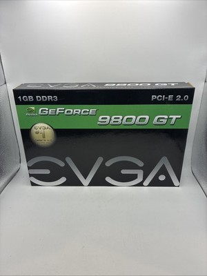 EVGA Nvidia 9800 GT 1gb DDR3 PCI-E 2.0 Open Box