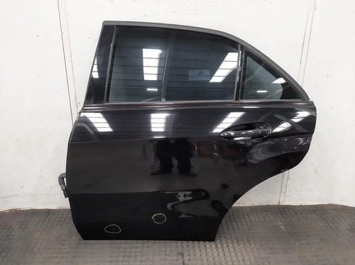 2012 MERCEDES BENZ E CLASS 212 4 Door Saloon Black N/S Passengers Left Rear Door