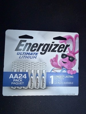 Energizer Ultimate Lithium AA Batteries (24 Pack), Factory Sealed Cheapest price